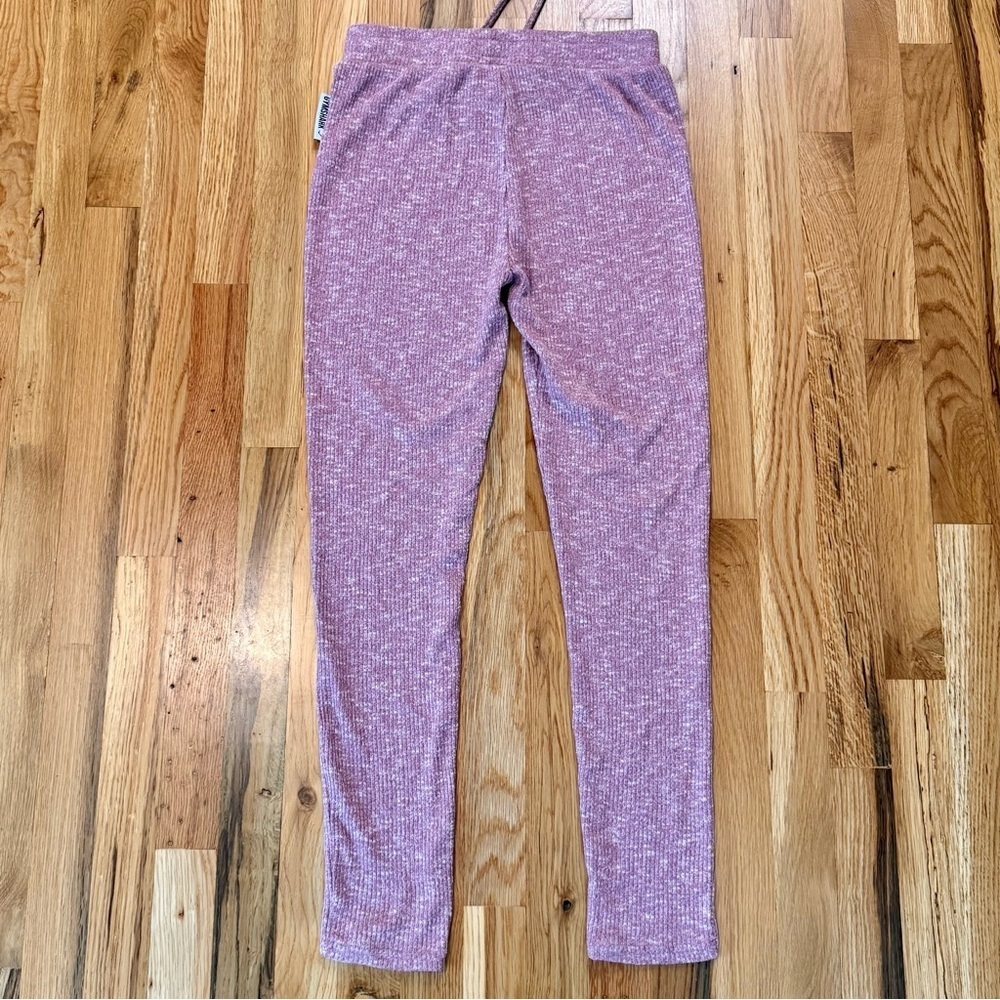 Gymshark Slounge Leggings – Deep Plum Marl – Size M – Drawstring Lounge Fit - Picture 5 of 5
